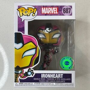 Funko Pop Ironheart #687 Marvel Pop In A Box Exclusive Vinyl Figure